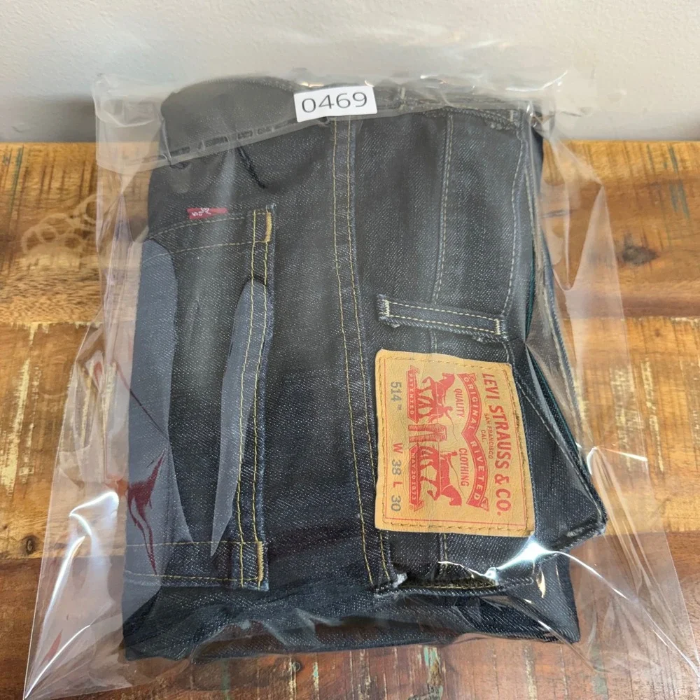 Levi's 514 38x30 Straight Fit Jeans Dark Wash Dad Jeans Gorpcore Normcore